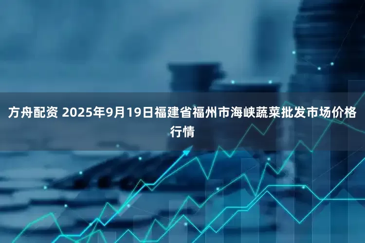 方舟配资 2025年9月19日福建省福州市海峡蔬菜批发市场价格行情