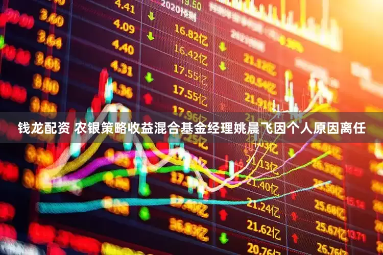 钱龙配资 农银策略收益混合基金经理姚晨飞因个人原因离任
